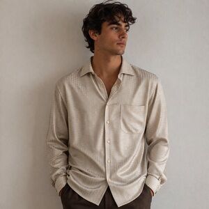 Paul Fredrick Trim Fit French Cuff No Iron Dress Shirt 16-32 Old Money Preppy